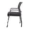 Boss Office Products Black Seat, 24 W 23 L 35.5 H, Mesh Seat B6889R-BK - alternate 5